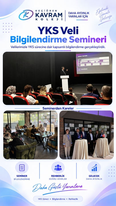 YKS Veli Bilgilendirme Seminerimizi Gerçekleştirdik