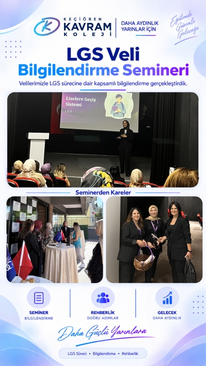 LGS Veli Bilgilendirme Seminerimizi Gerçekleştirdik