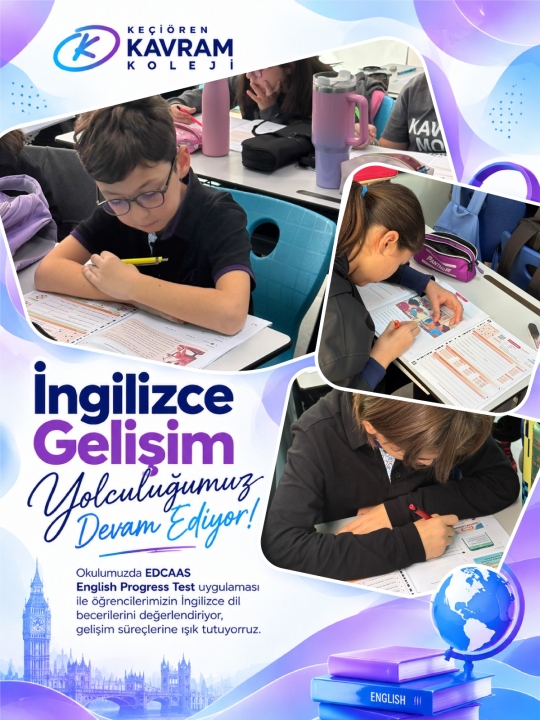 Keçiören Kavram Kolejinde İngilizce Gelişim Yolculuğu Devam Ediyor